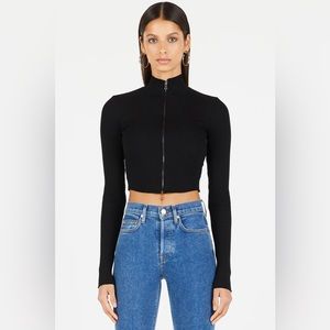 Cotton Citizen Ibiza Crop Zip Up